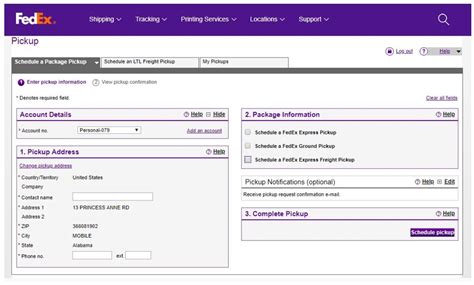 fedex com schedule a pickup|schedule a fedex pick ups.